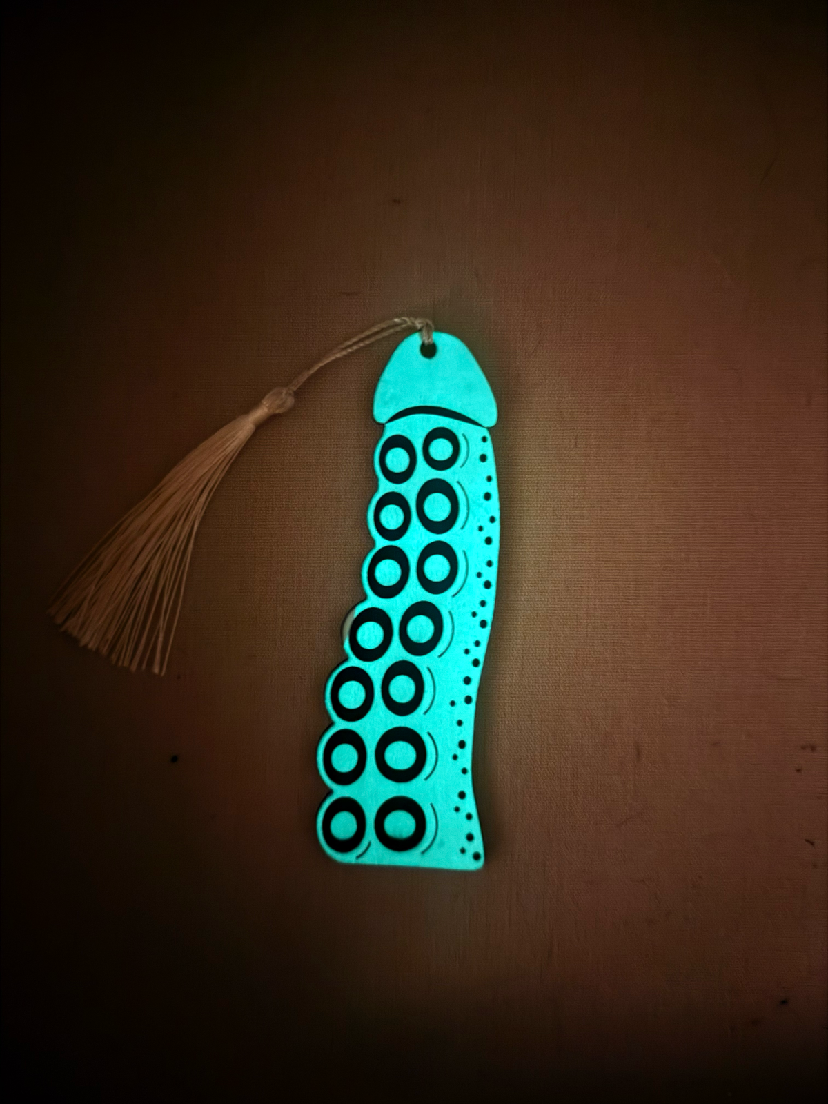 Tentacle Cockmark Bookmark: Teal