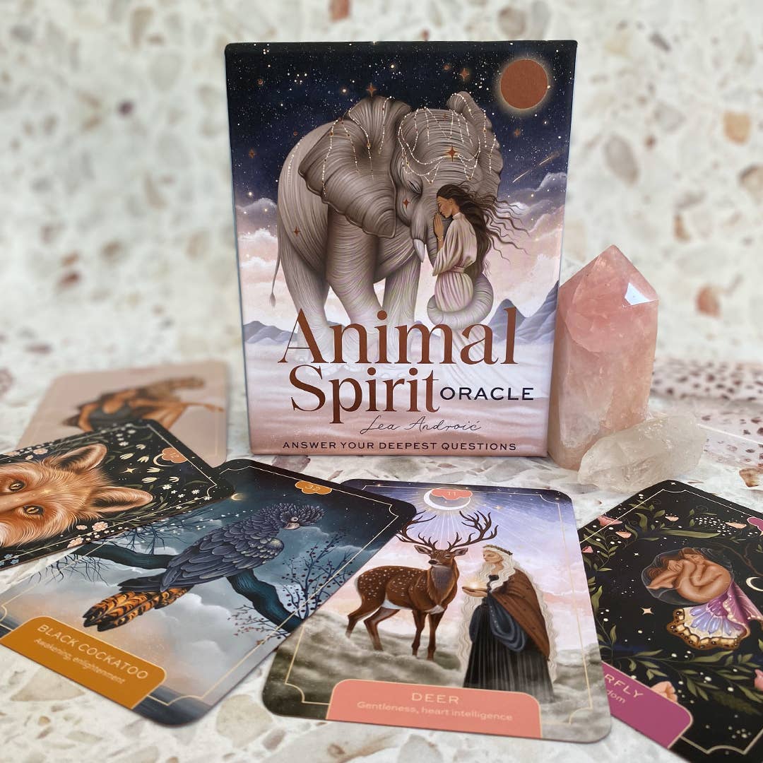 Animal Spirit Oracle by Lea Androic: Flashcards; 96 pages / English