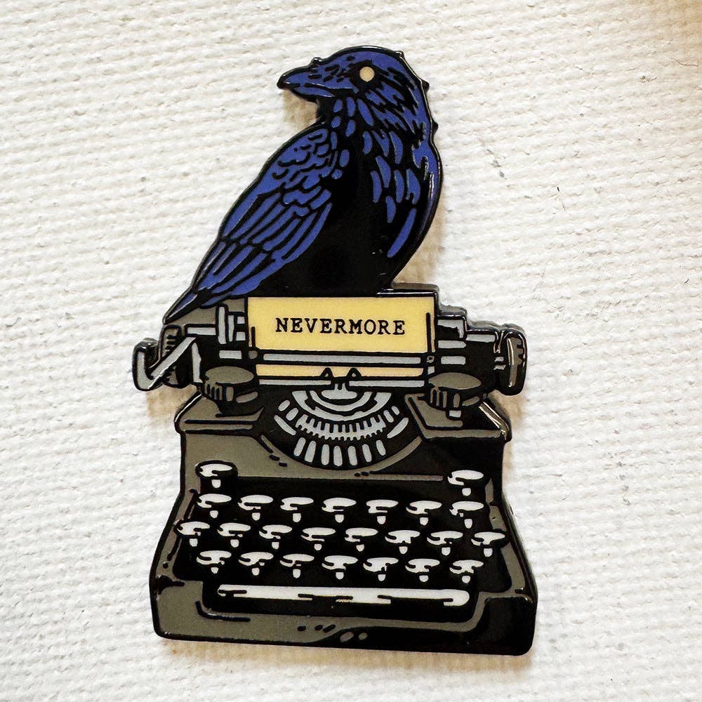 Nevermore Raven Pin