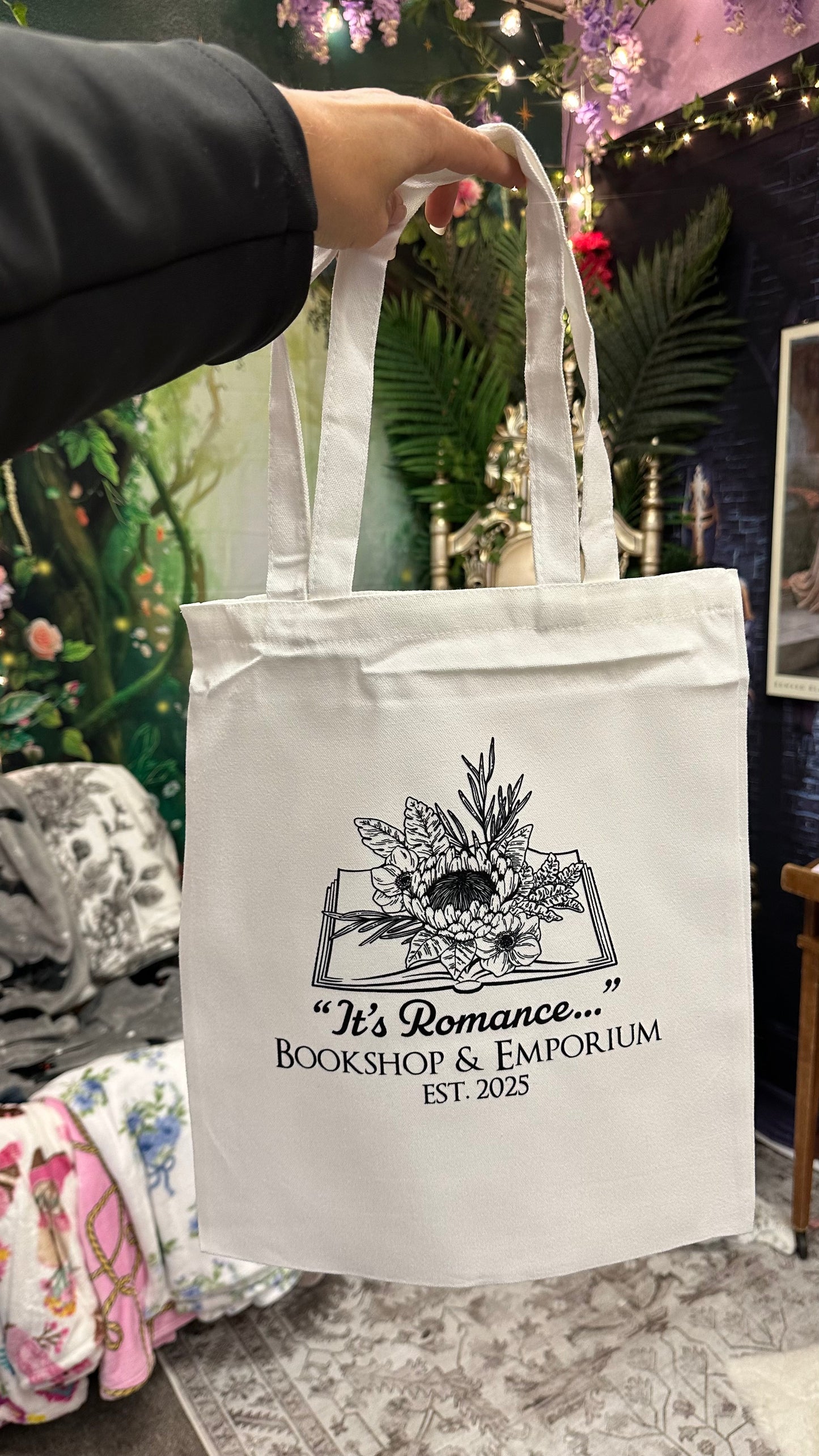 "It’s Romance" Bookshop tote bag