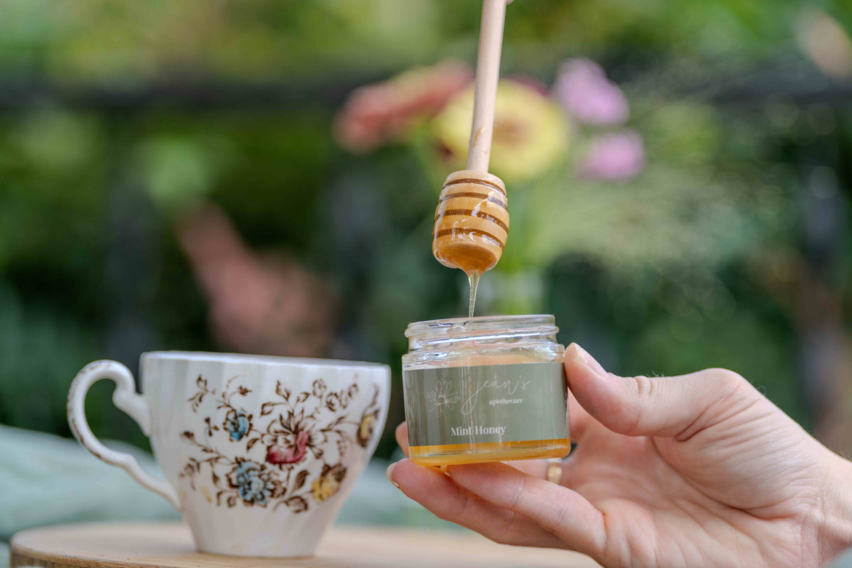 Mint Honey | Tea, Coffee, Charcuterie | Virginia Honey