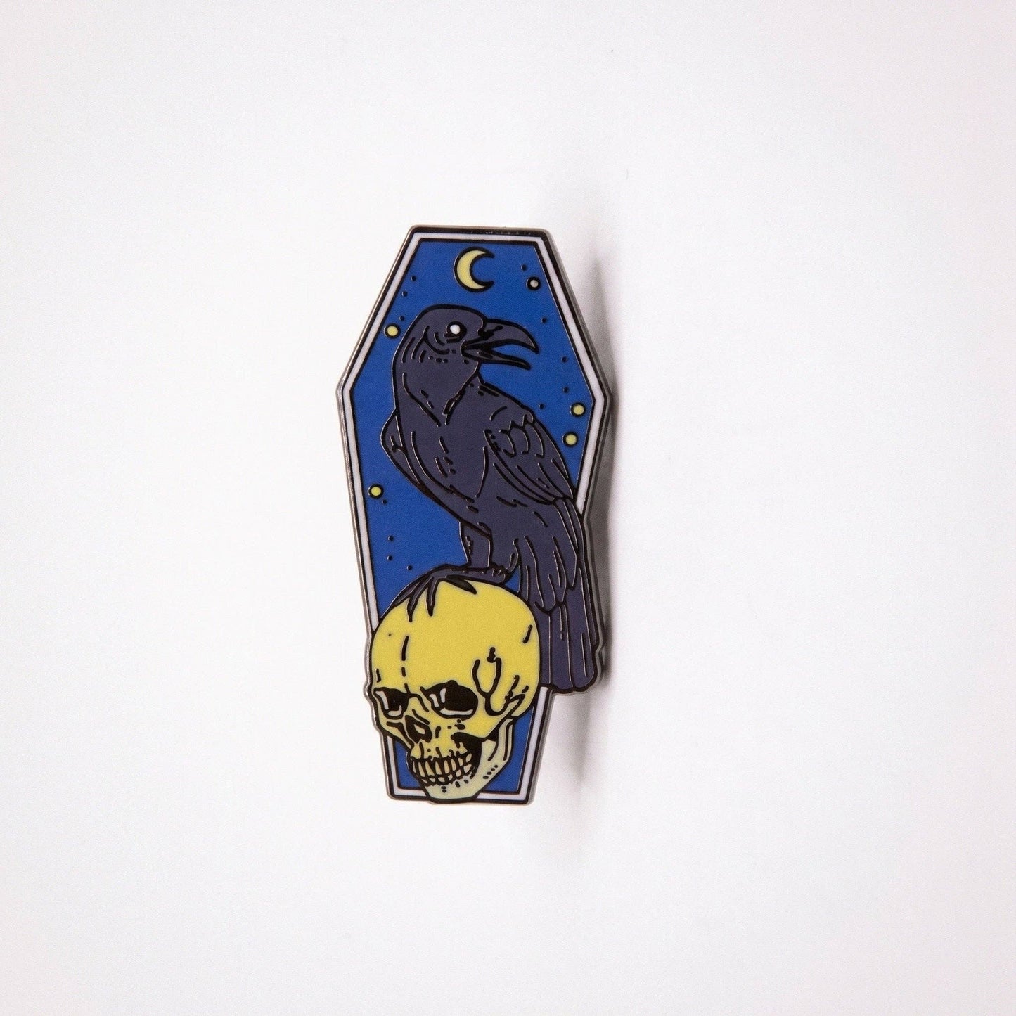 Crow Skull Pin