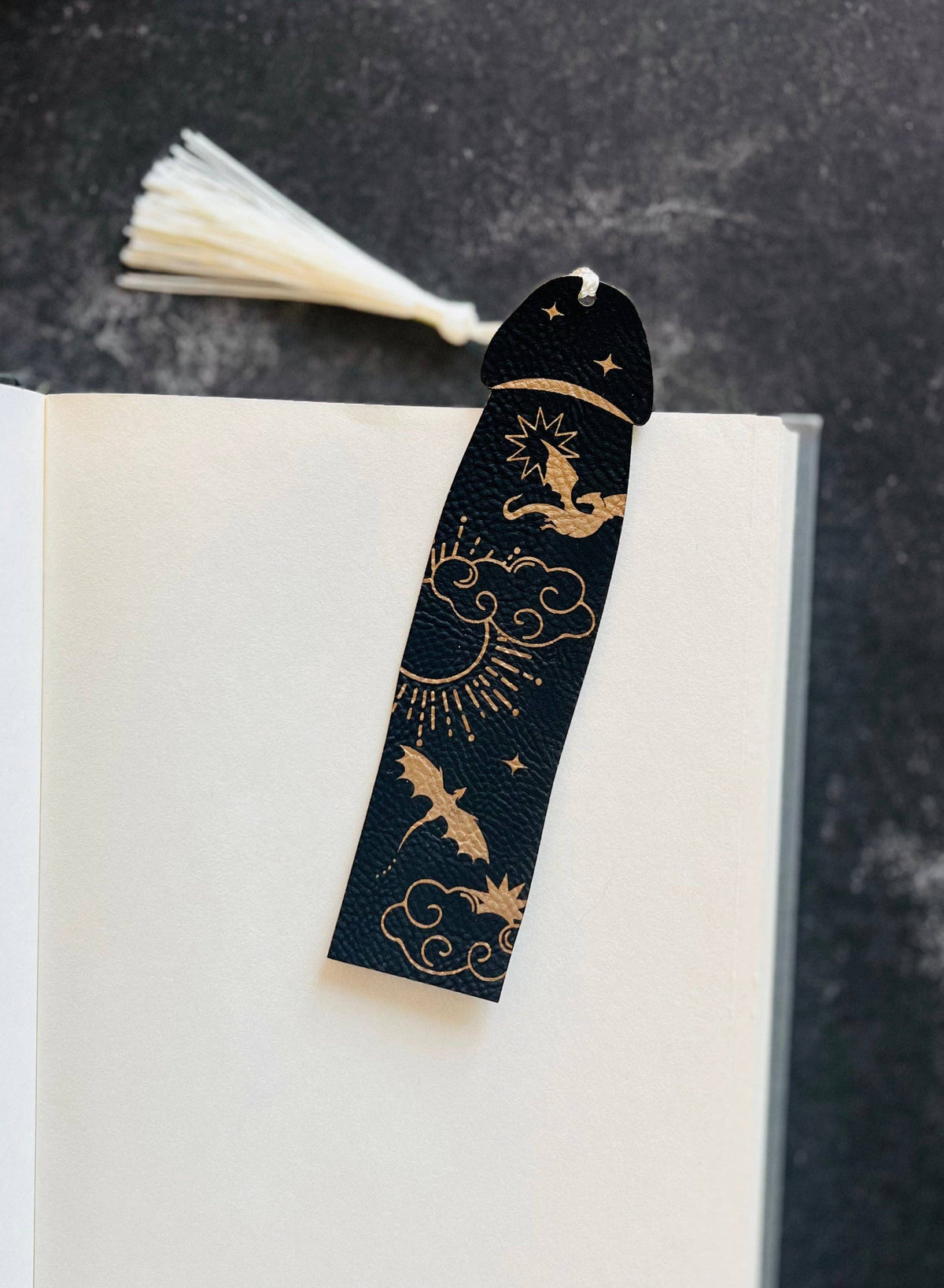 Dragon Rider Cockmark Bookmark: Holographic Silver
