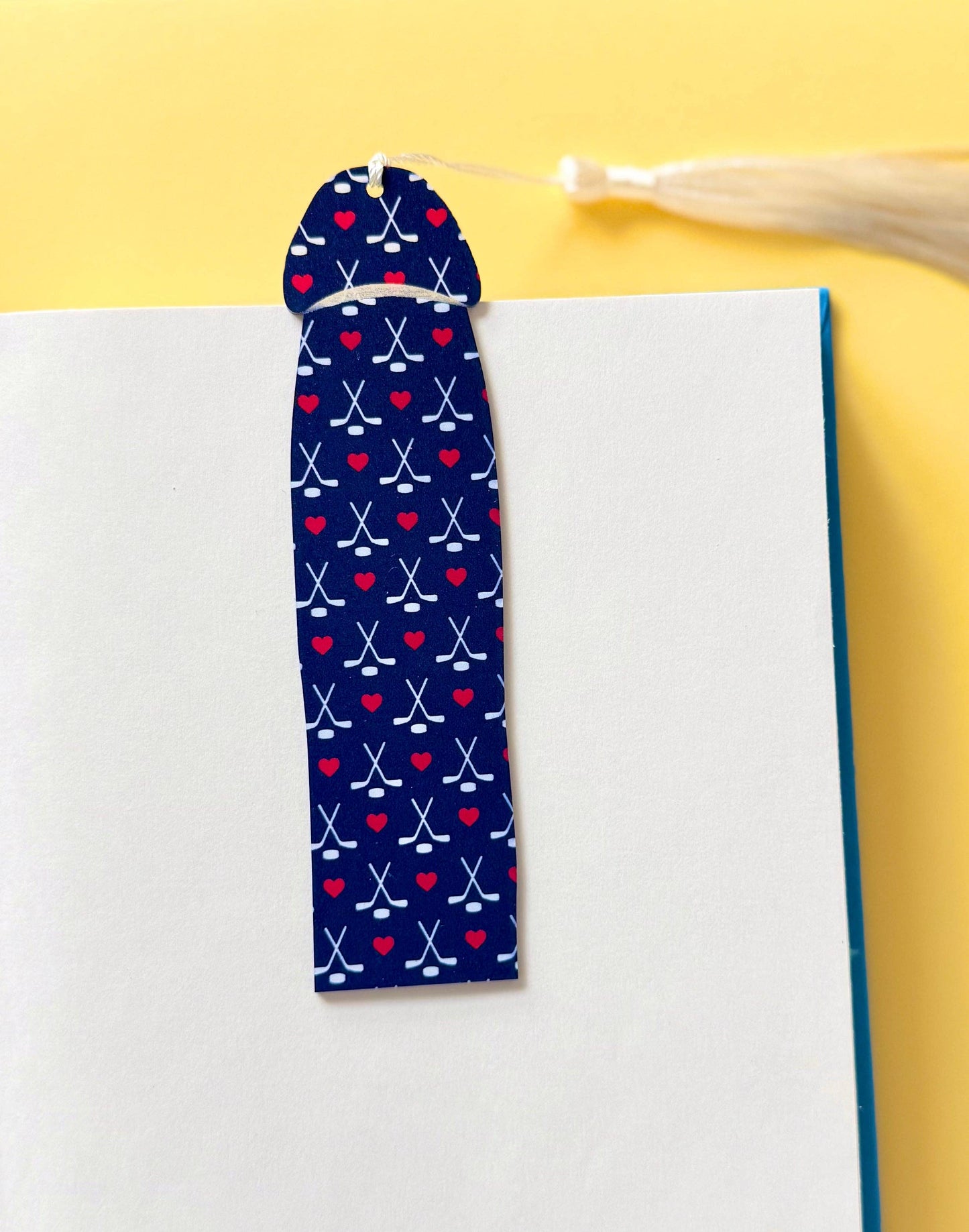 I Love Hockey Cockmark: Navy