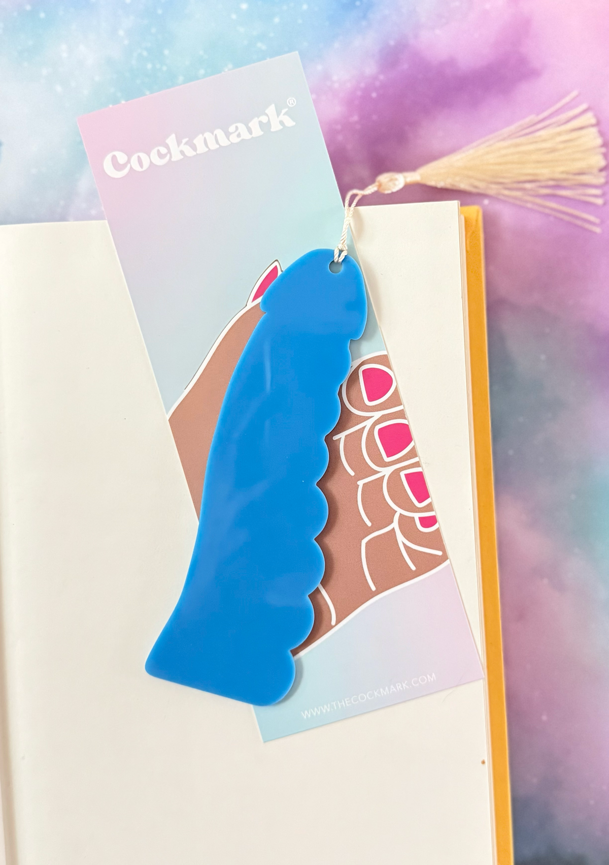 Tentacle Cockmark Bookmark: Teal