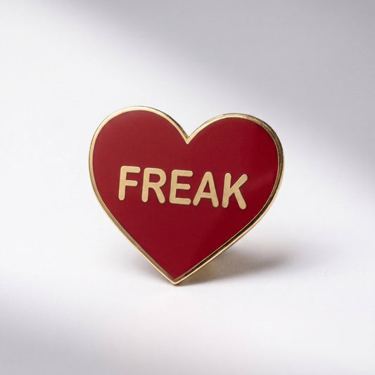 Freak Heart Pin