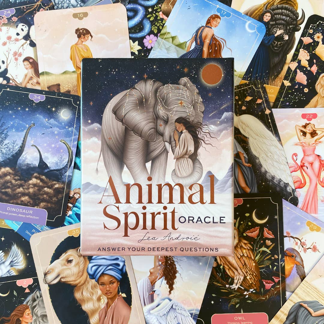 Animal Spirit Oracle by Lea  Androic: Flashcards; 96 pages / English