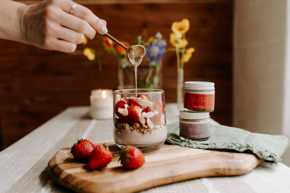 Rose Honey | Coffee, Teas, Charcuterie Board & Baking