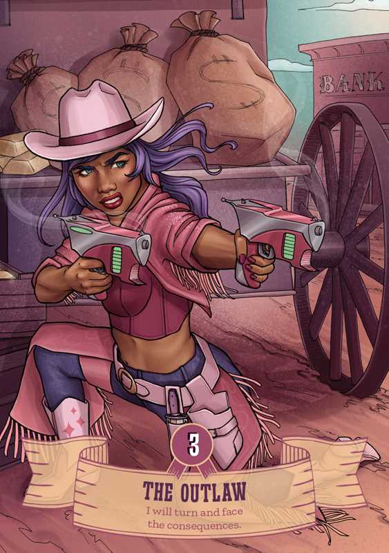 Cowgirls and Aliens Oracle by Ellie  Grant: Flashcards; 120 pages / English