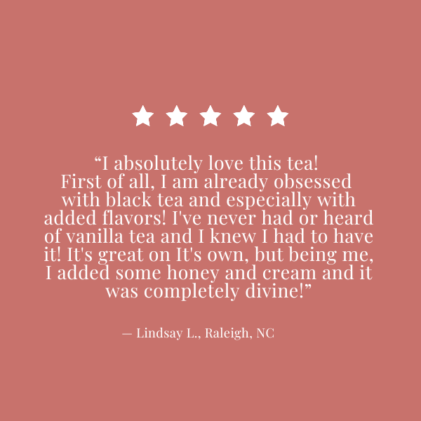 One More Chapter | Bookish Vanilla Black Tea | Literary Tea: Full Size (30 servings)