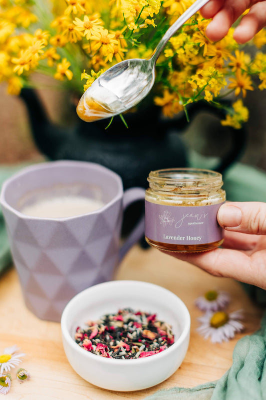 Lavender Honey | Tea, Coffee, Charcuterie | Cottagecore