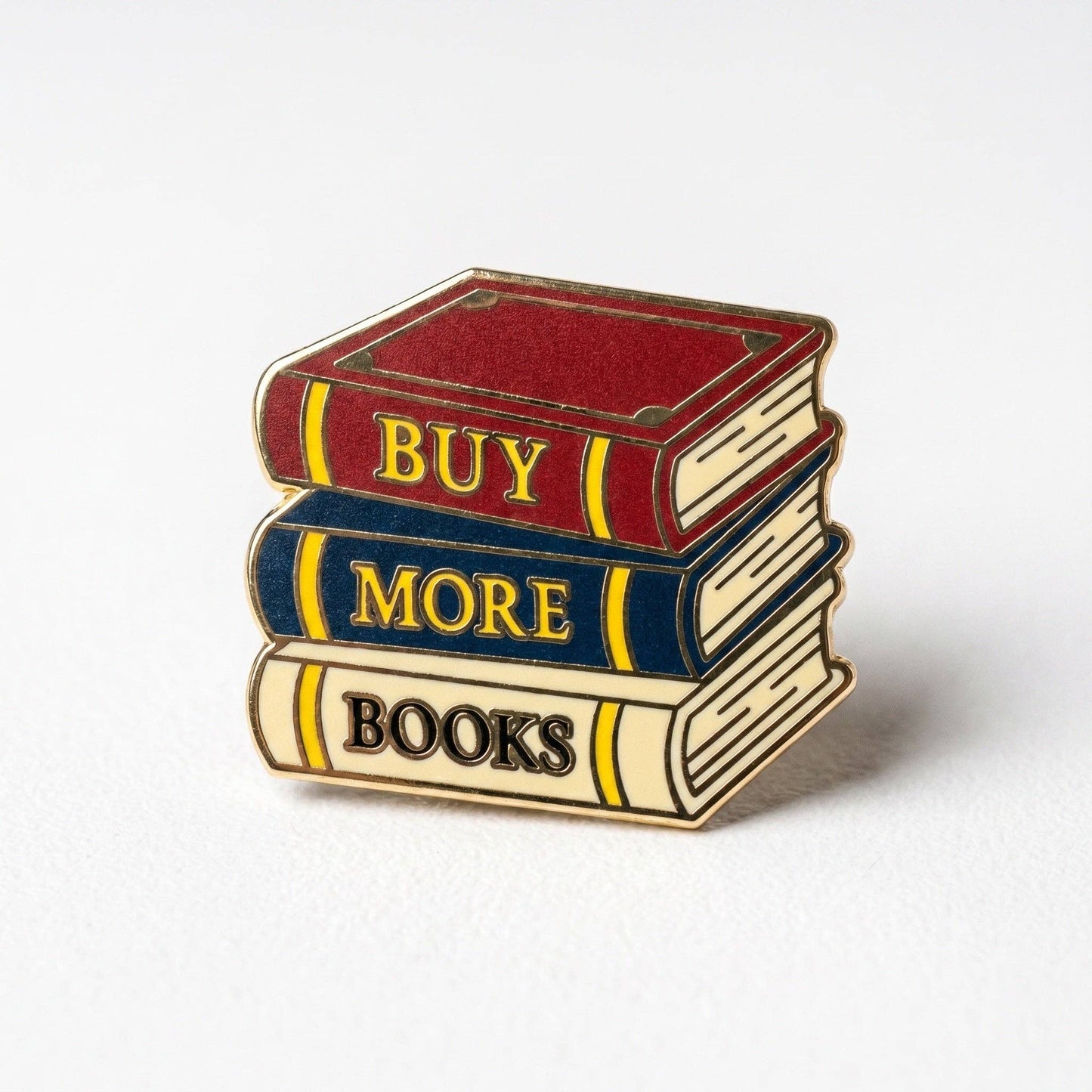 Buy More Books Pin