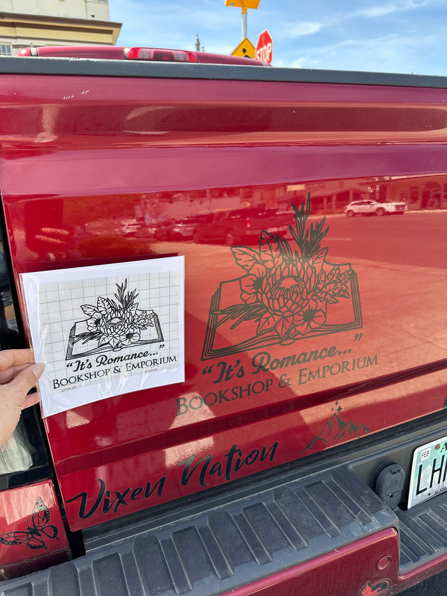 6"x6" - "It’s Romance” logo Car Decal