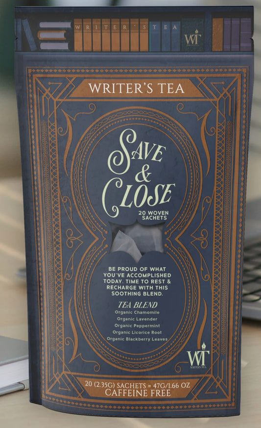 Writer’s Tea - Save & Close Tea - Recharge