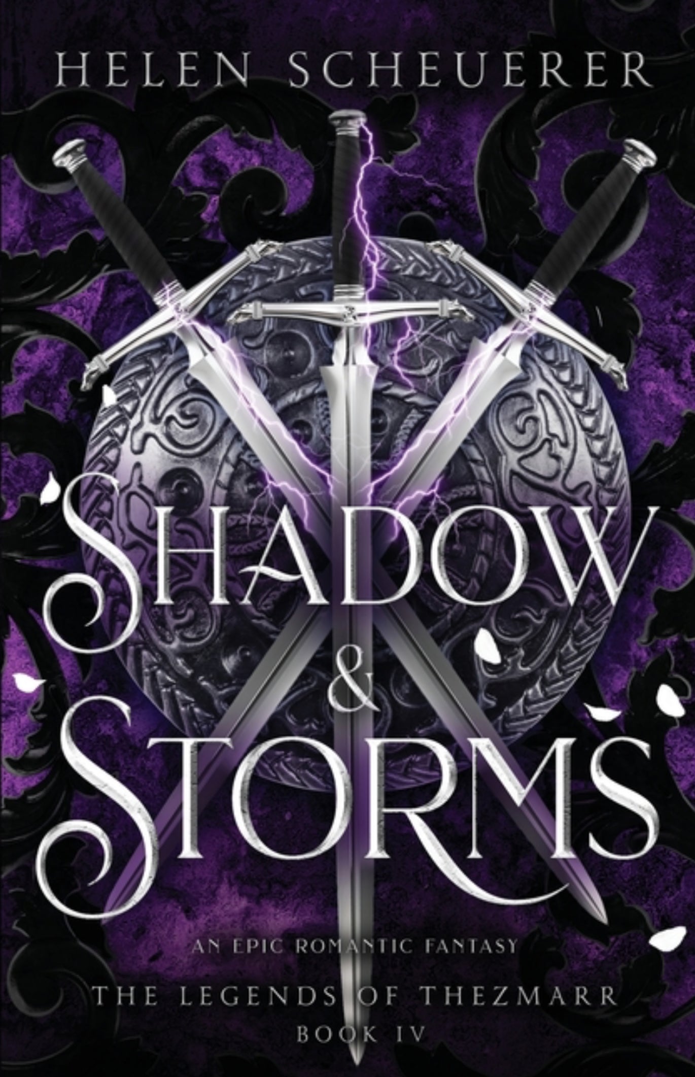 Shadow & Storms: An epic romantic fantasy (The Legends of Thezmarr #4)