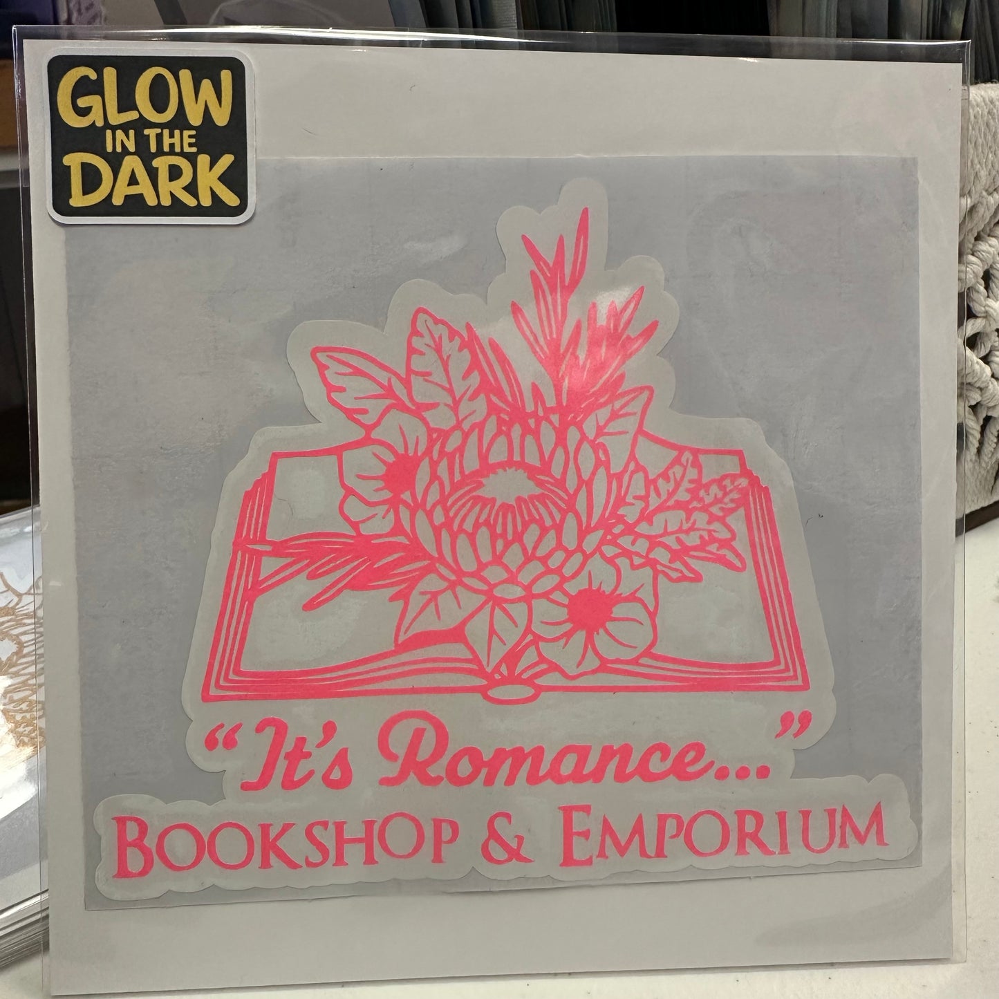 6"x6" - "It’s Romance” logo Car Decal