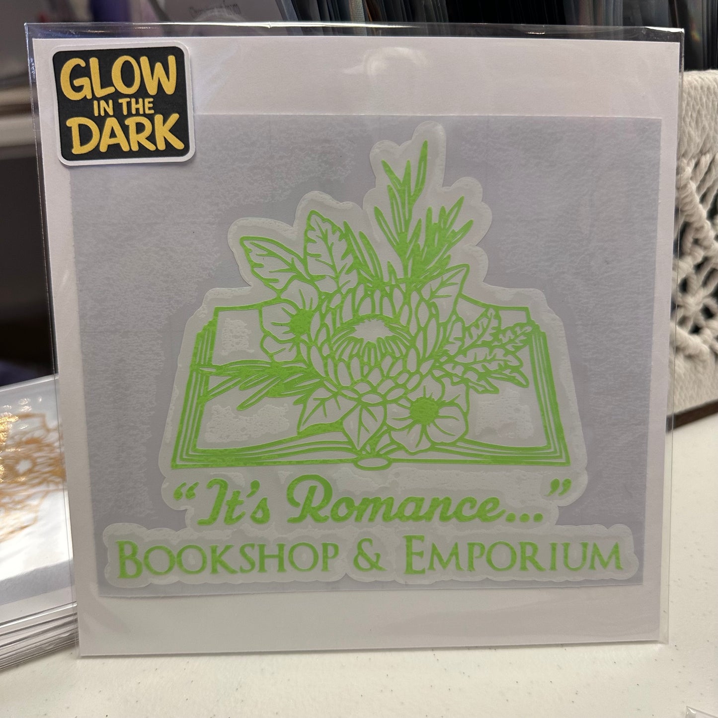 6"x6" - "It’s Romance” logo Car Decal