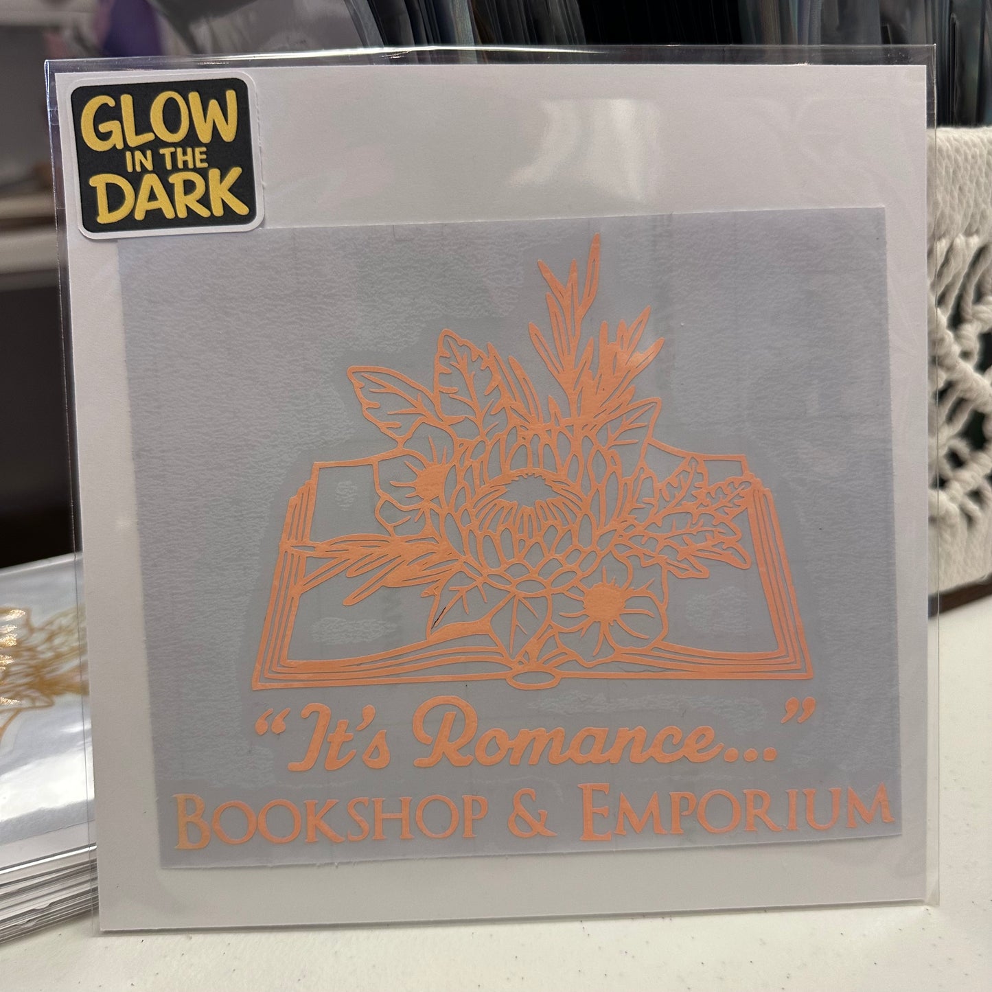 6"x6" - "It’s Romance” logo Car Decal