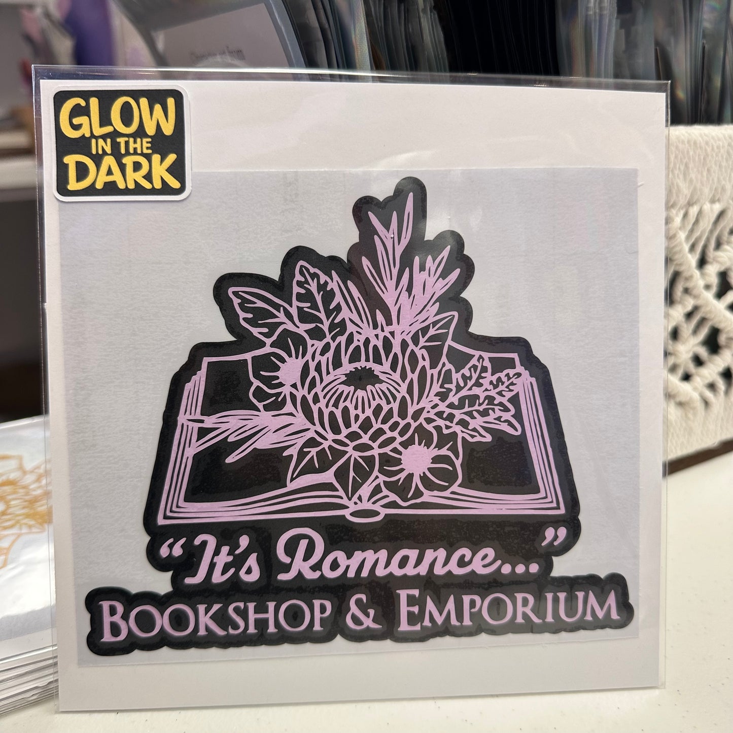 6"x6" - "It’s Romance” logo Car Decal