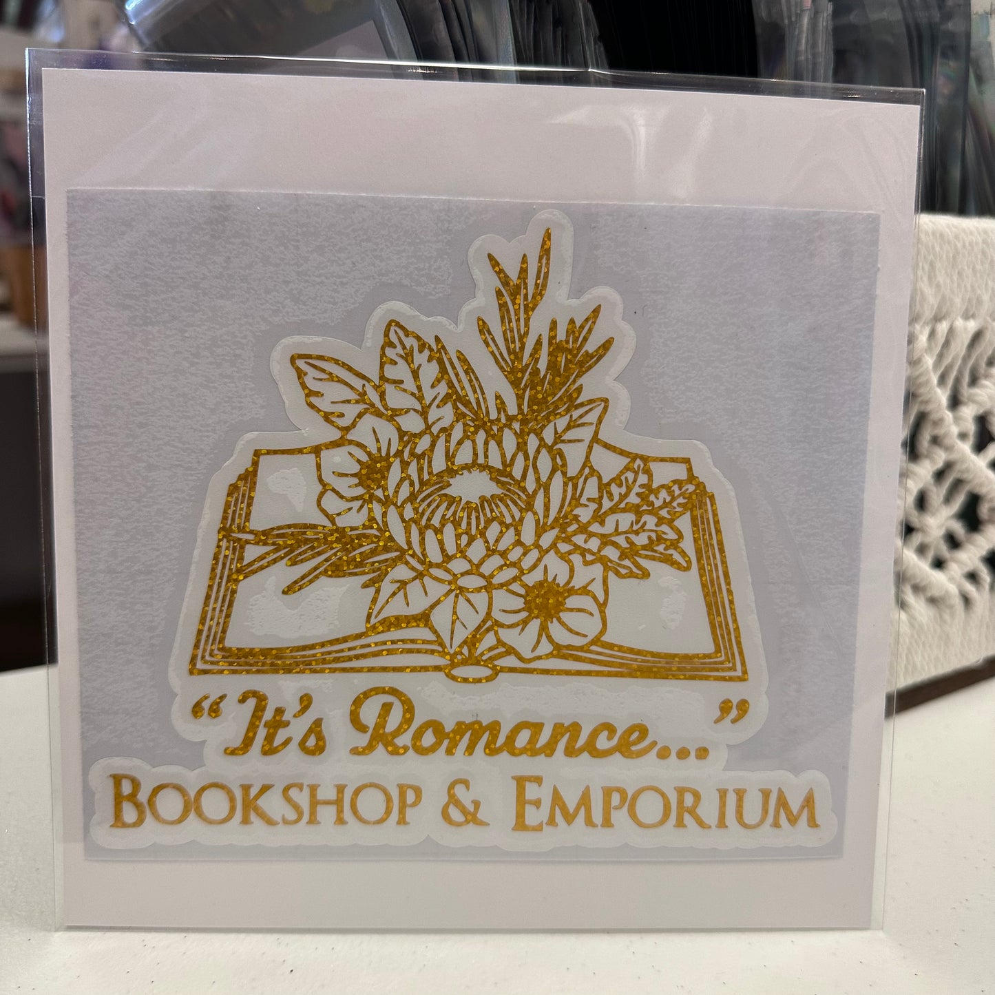6"x6" - "It’s Romance” logo Car Decal
