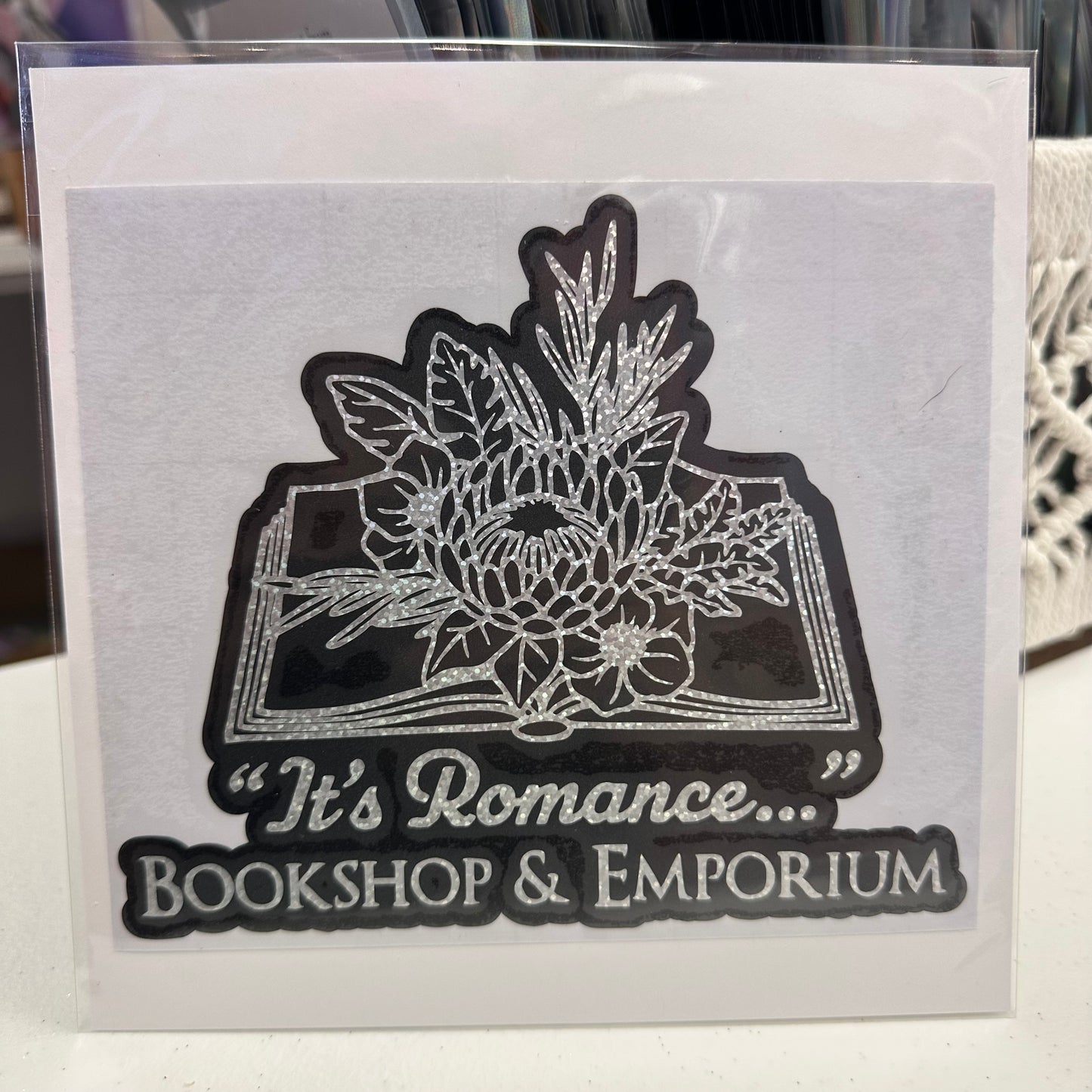 6"x6" - "It’s Romance” logo Car Decal