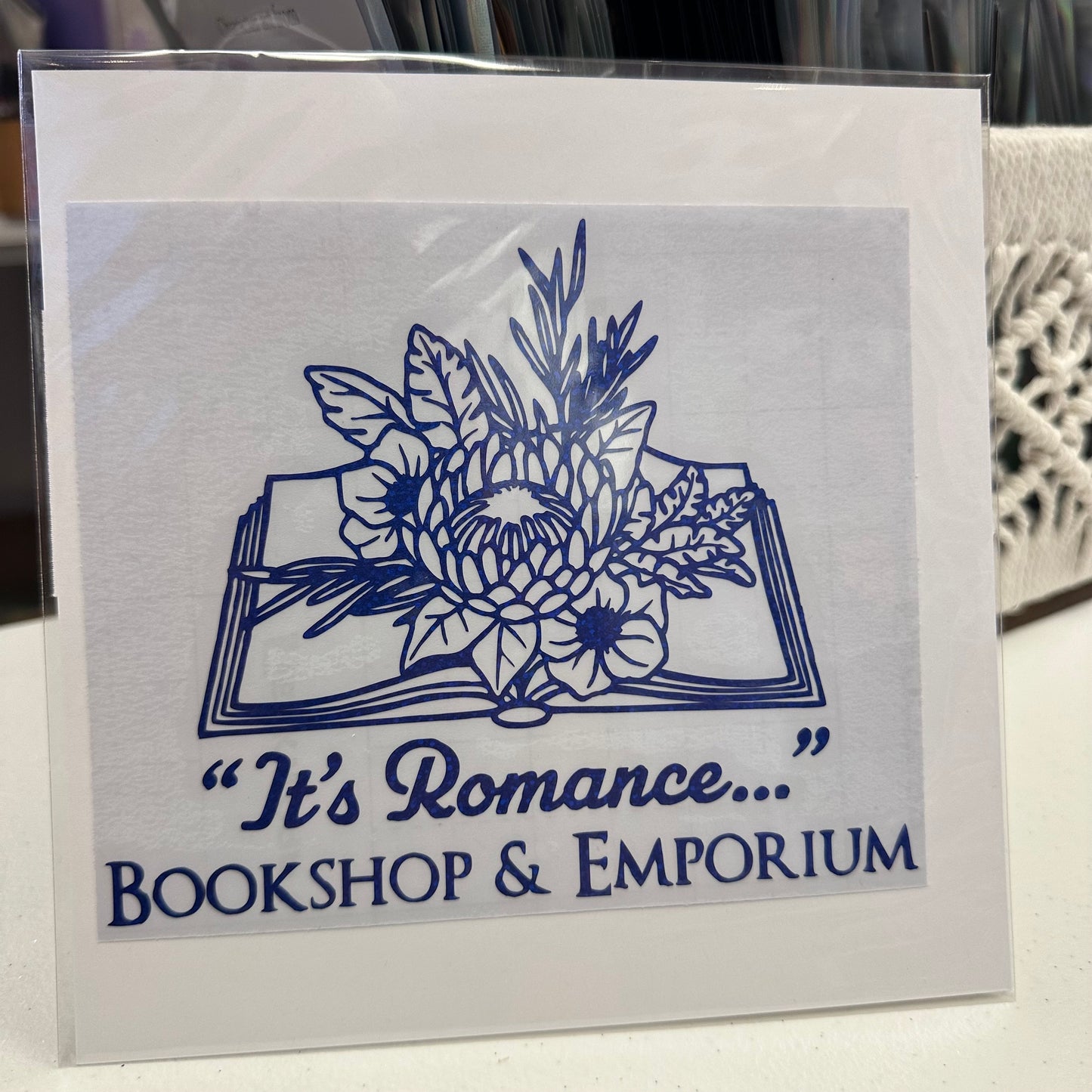 6"x6" - "It’s Romance” logo Car Decal