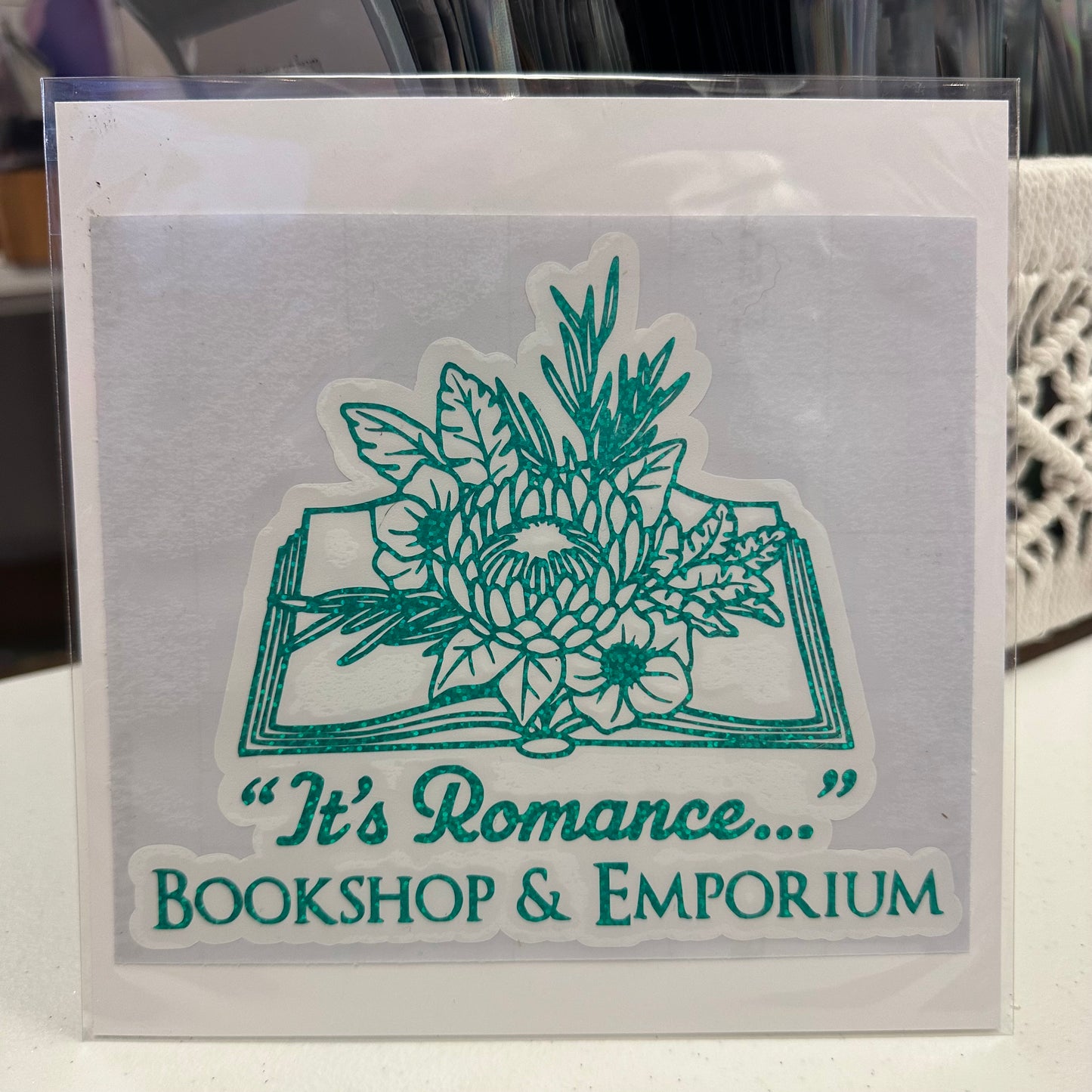 6"x6" - "It’s Romance” logo Car Decal