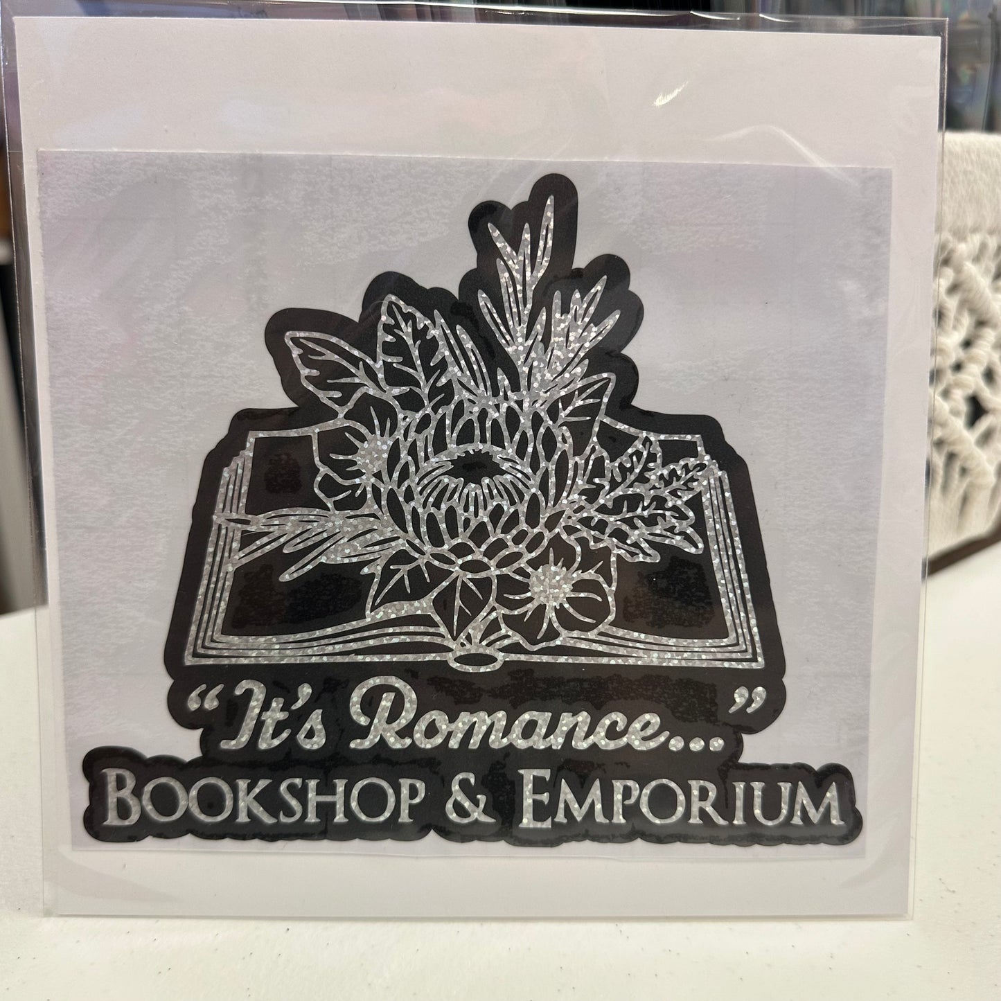 6"x6" - "It’s Romance” logo Car Decal