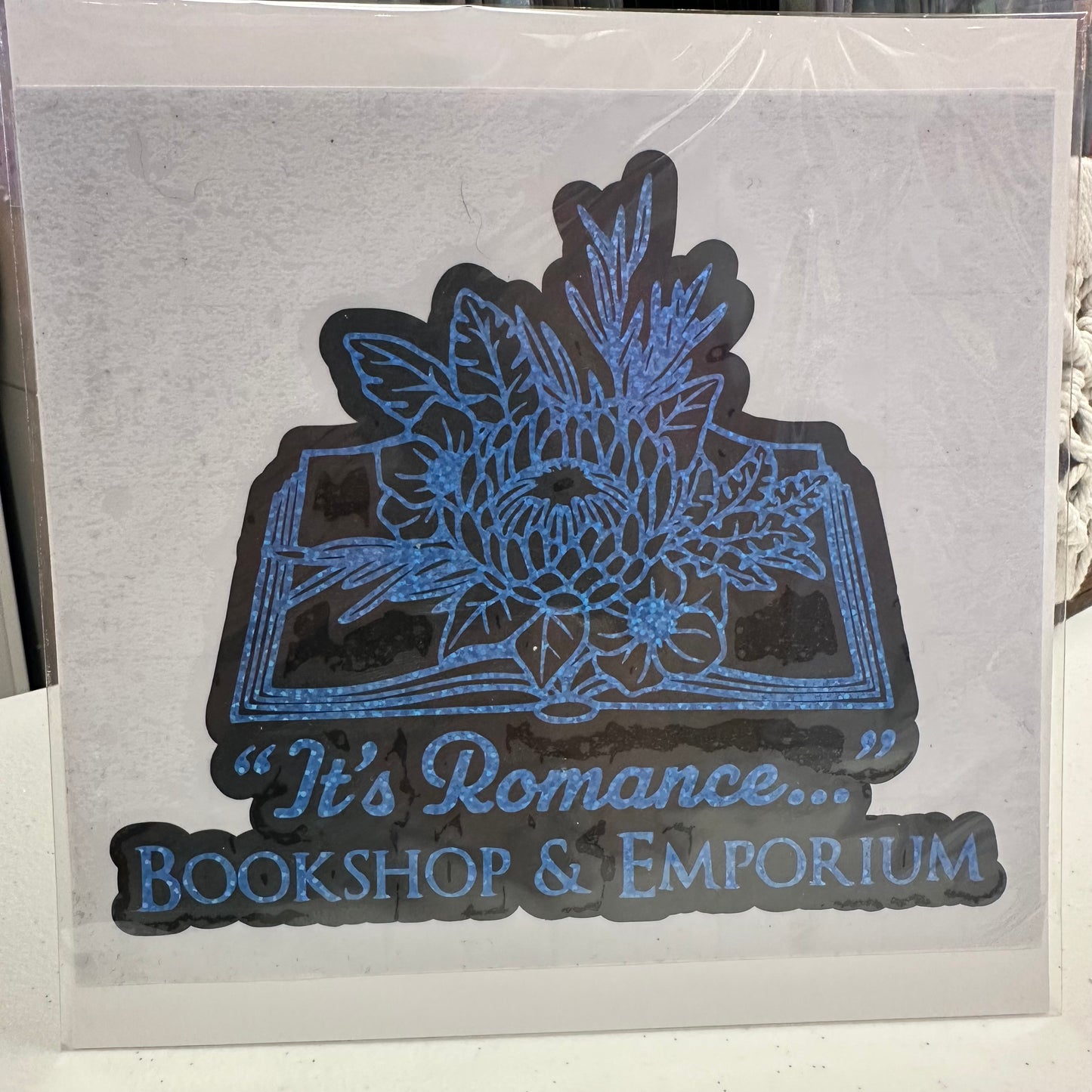 6"x6" - "It’s Romance” logo Car Decal