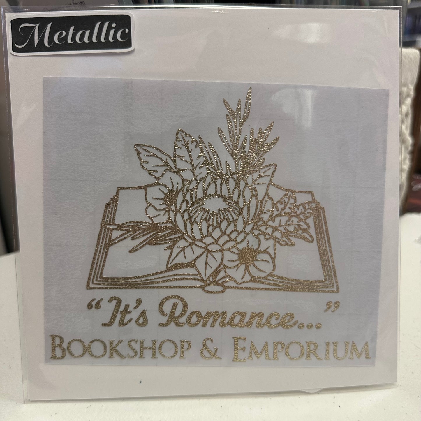 6"x6" - "It’s Romance” logo Car Decal