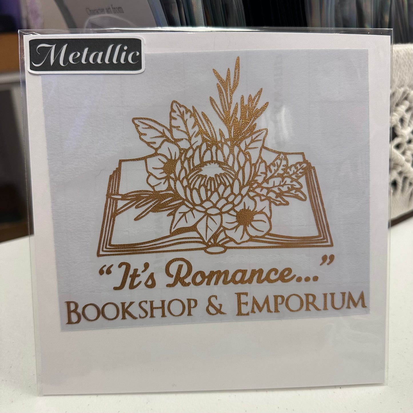 6"x6" - "It’s Romance” logo Car Decal