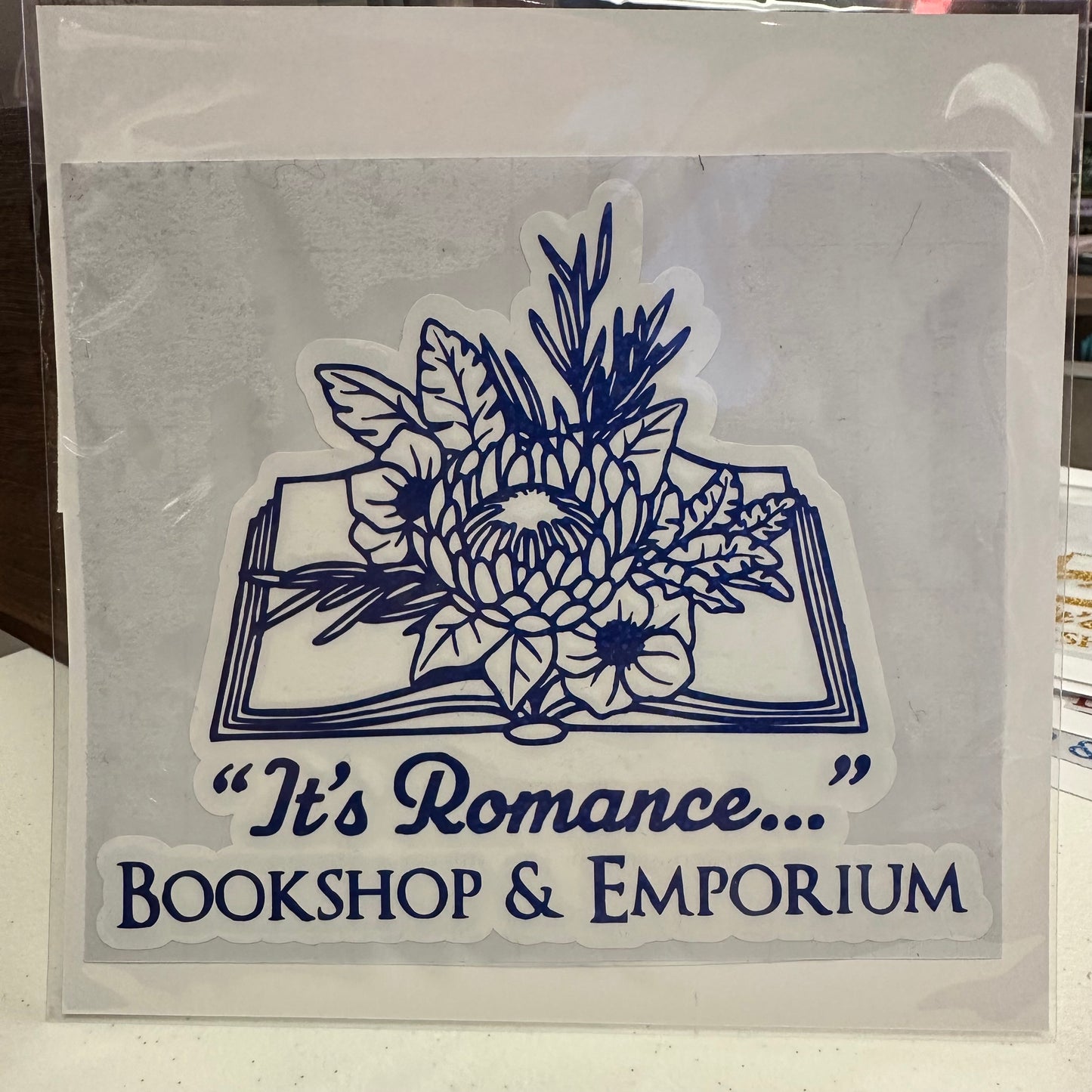 6"x6" - "It’s Romance” logo Car Decal