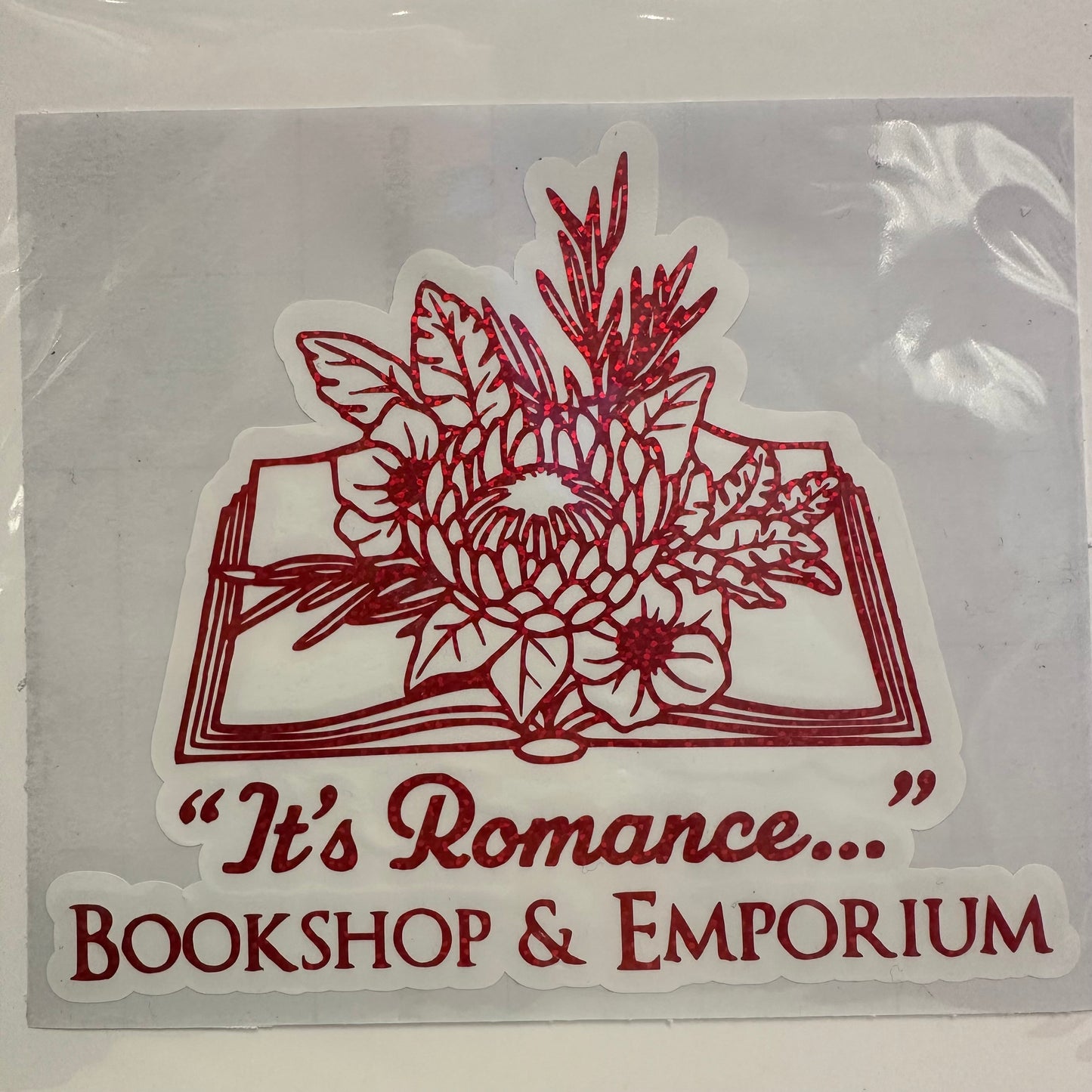 6"x6" - "It’s Romance” logo Car Decal