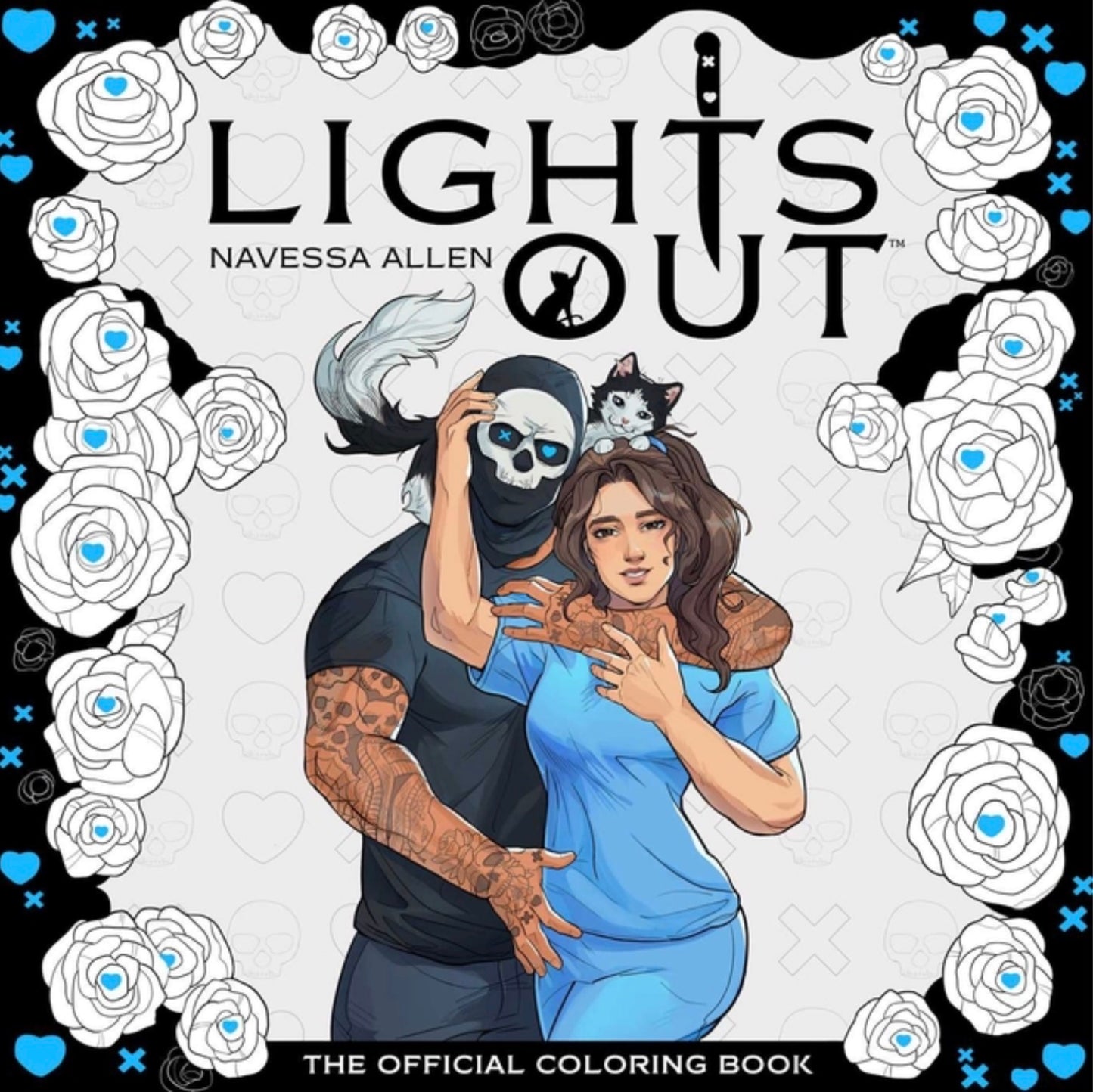 Lights Out: The Official Coloring Book: Page-Turning Scenes (and a Few Cat Cameos) from Navessa Allen's Into Darkness PRE-ORDER 8/4/26