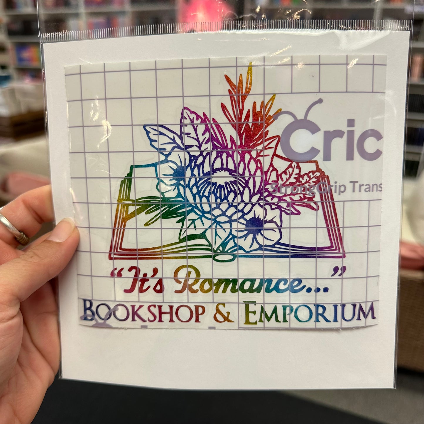 6"x6" - "It’s Romance” logo Car Decal