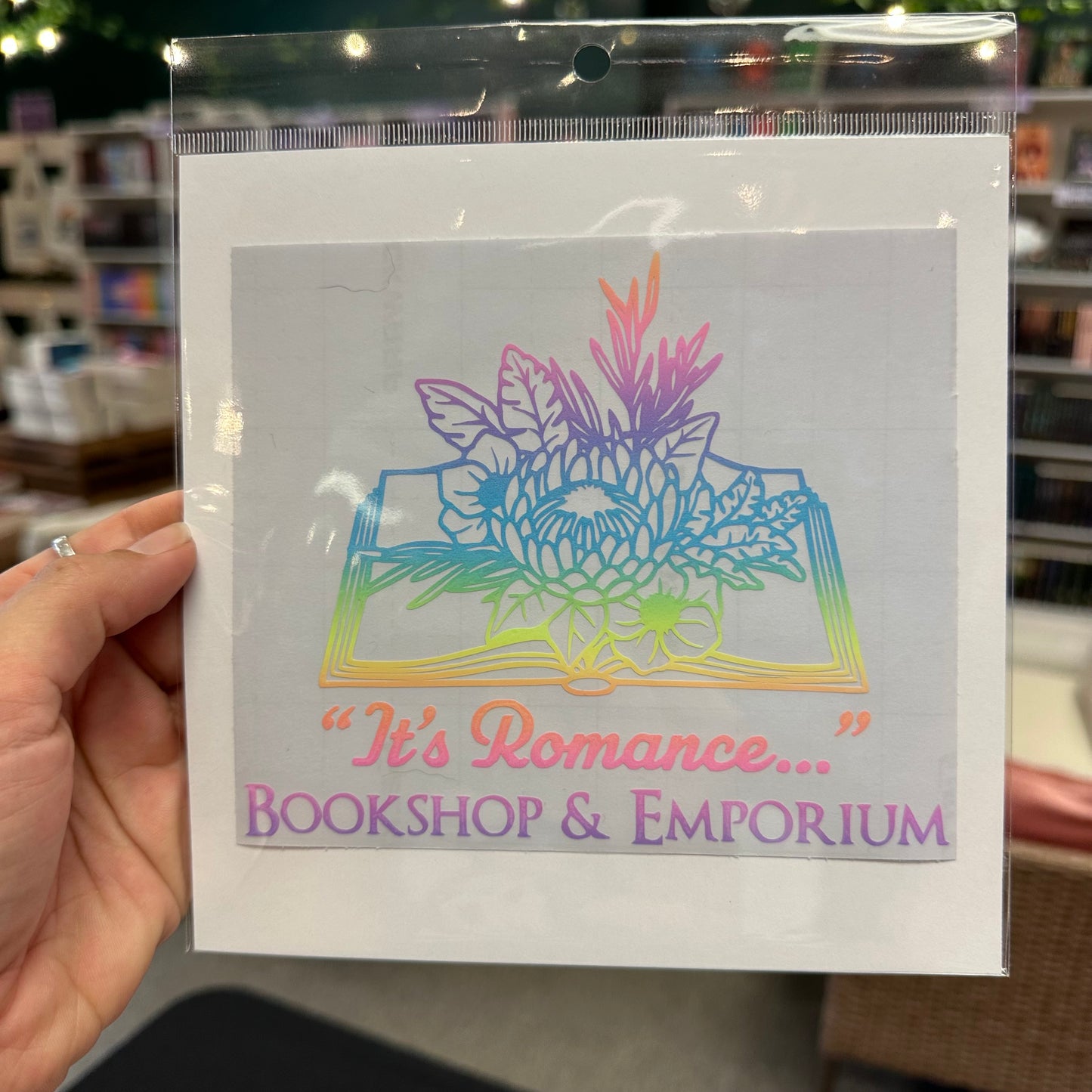 6"x6" - "It’s Romance” logo Car Decal