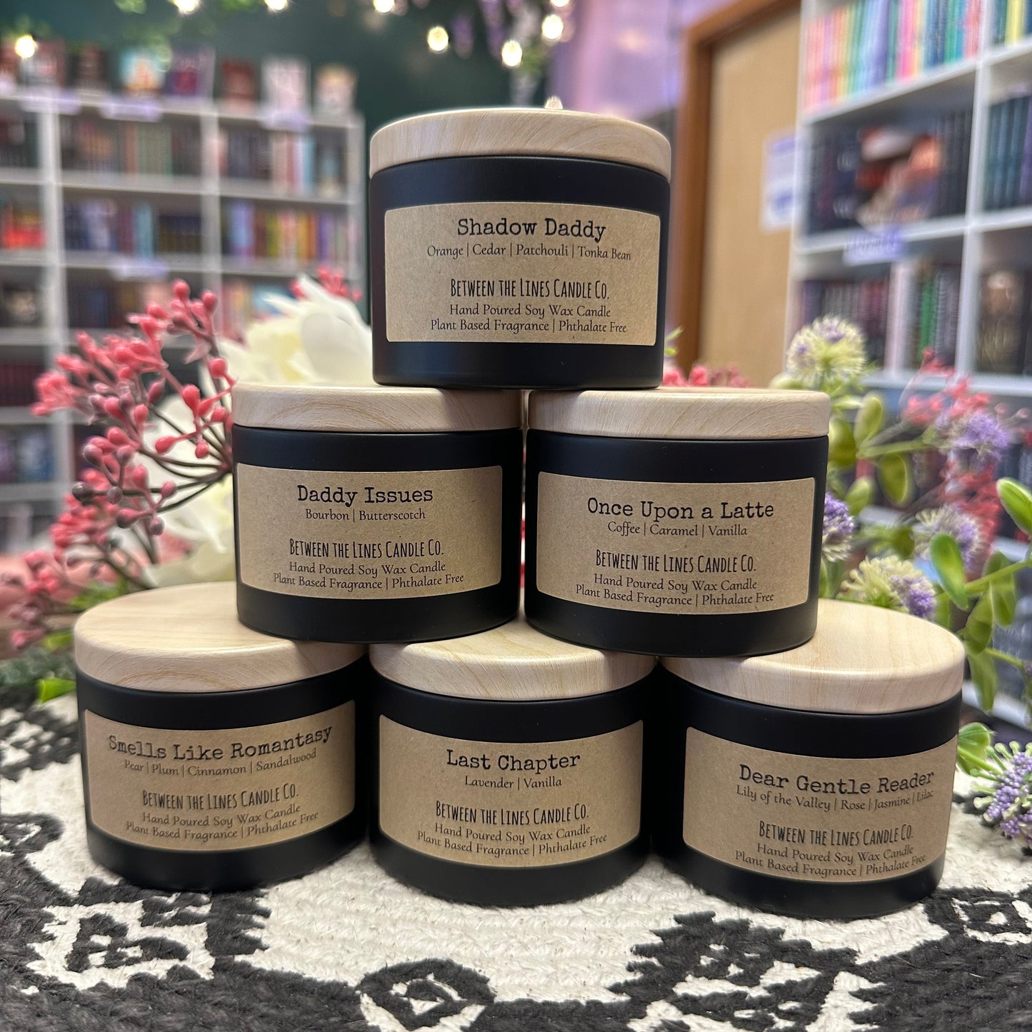 Bookish Candle
