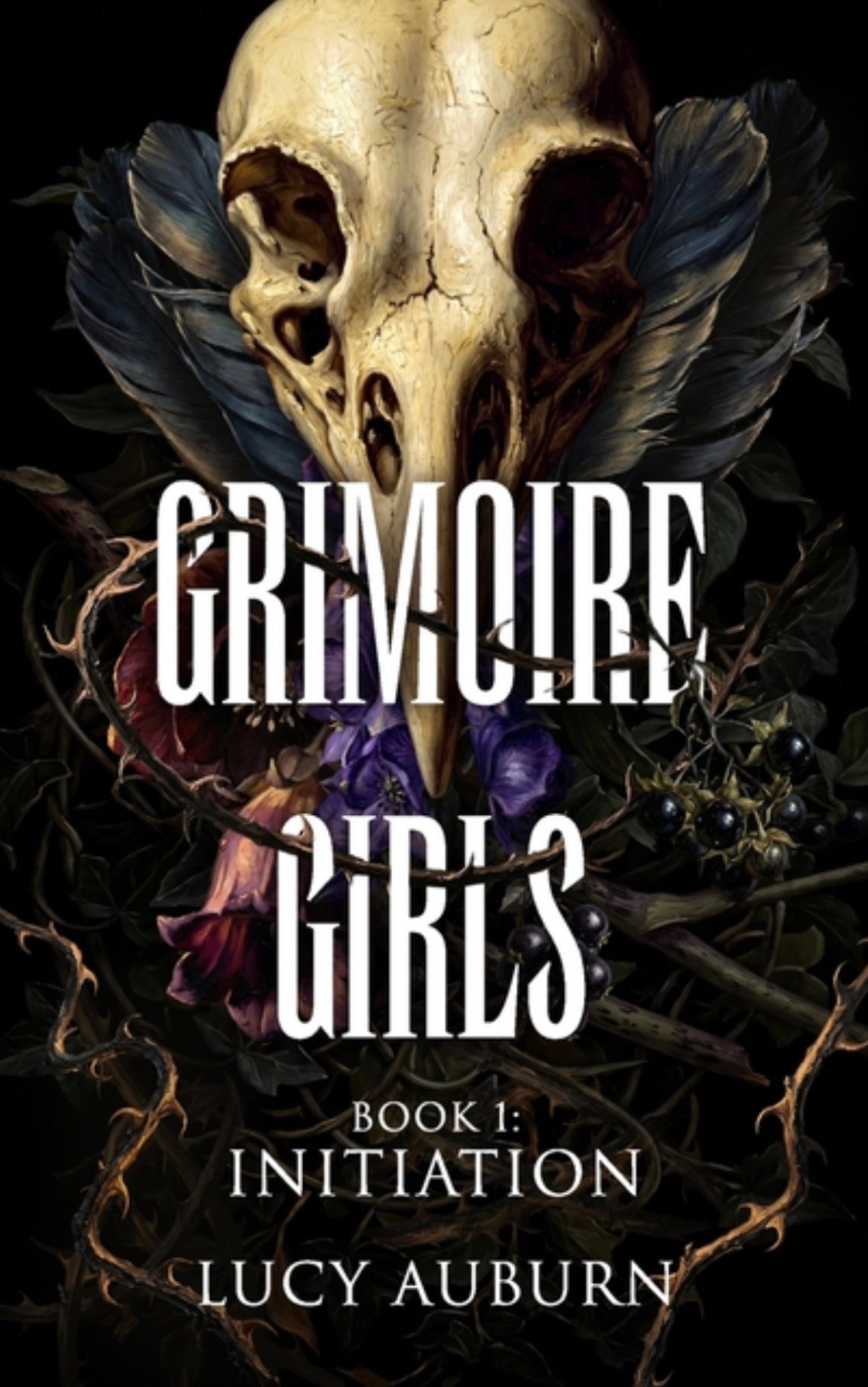 Grimoire Girls: Initiation: Dark Academia Reverse Harem Romance (Grimoire Girls of Nyxhaven University #1)
