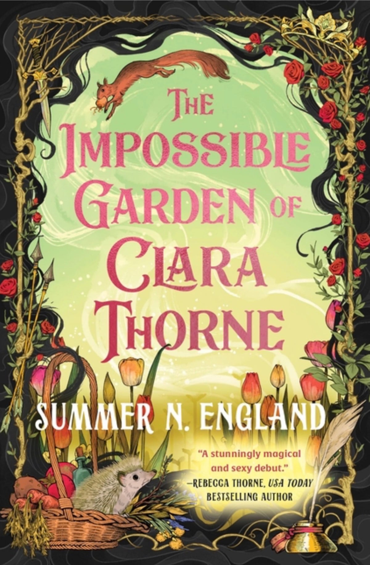 The Impossible Garden of Clara Thorne: A Cozy, Sapphic Romantasy with Gardens, a Quest, and Lots of Spice!