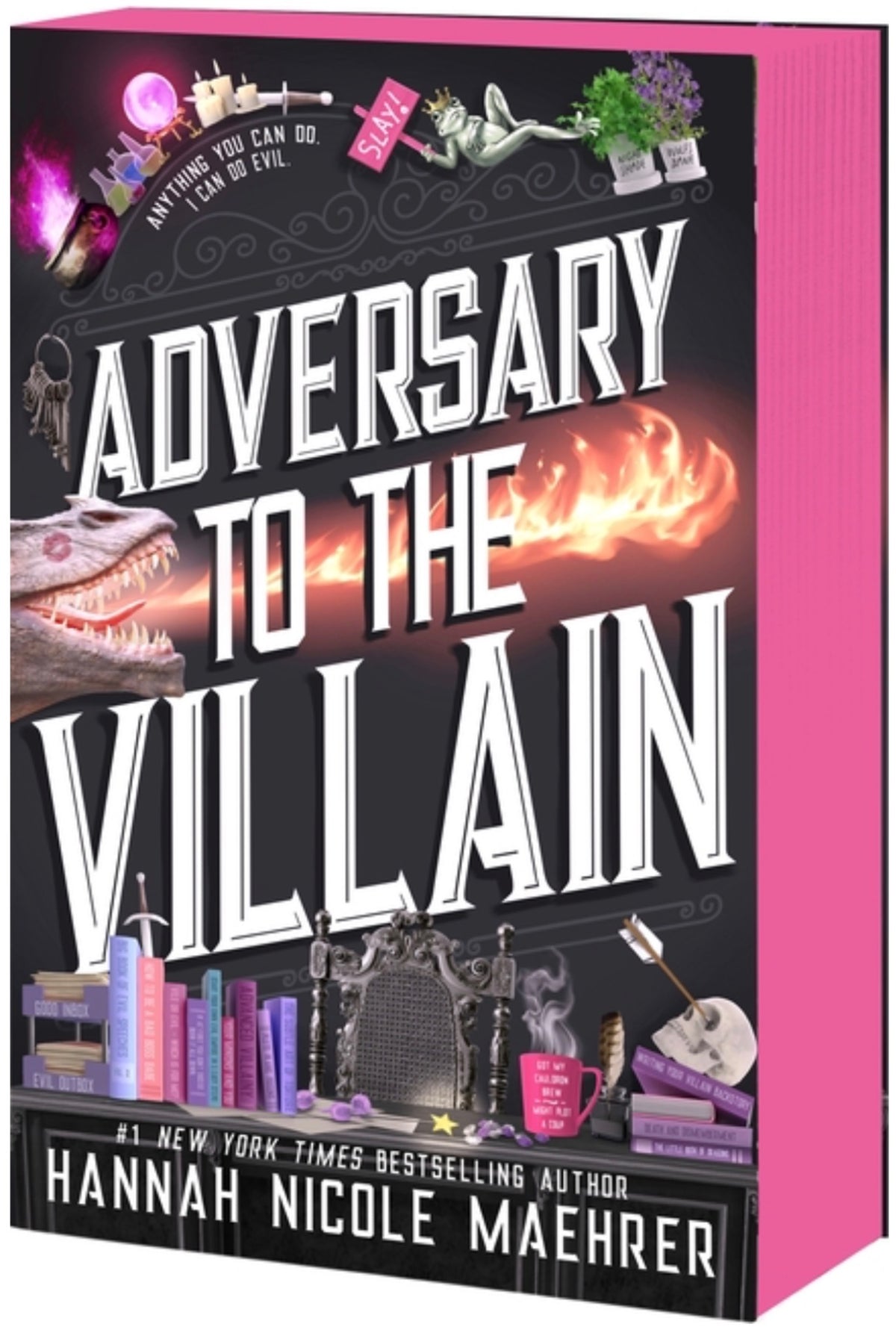 Adversary to the Villain: A Cozy Fantasy Romantic Comedy (Assistant and the Villain #4)