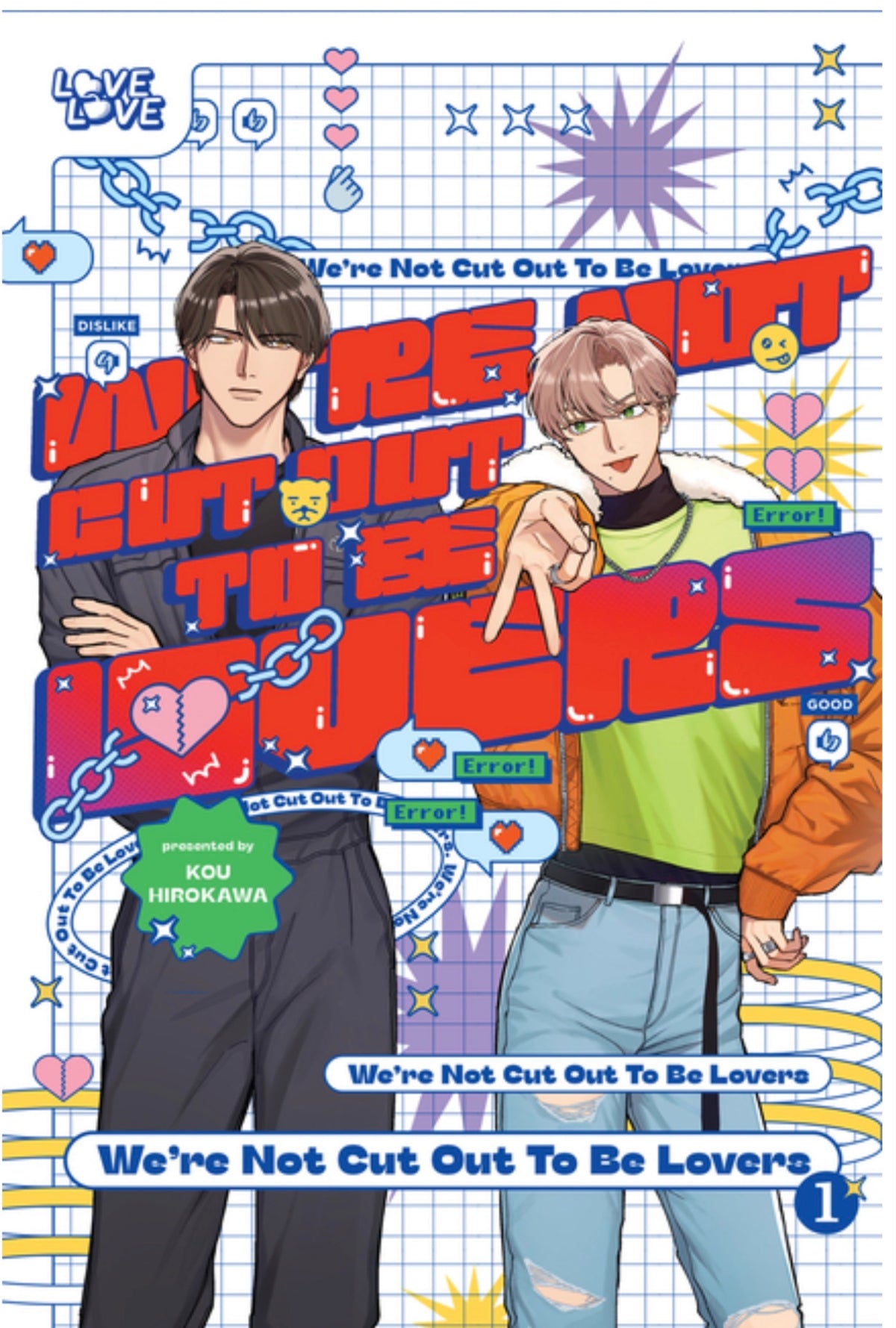 We're Not Cut Out to Be Lovers, Volume 1 - Yaoi