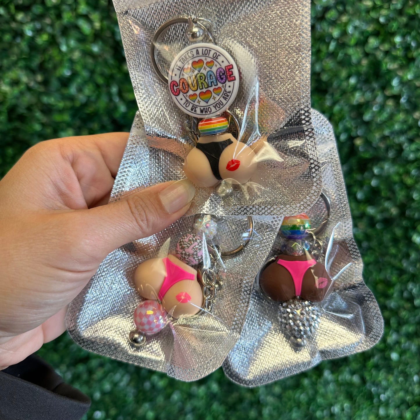 Pride - Mystery Booty keychain