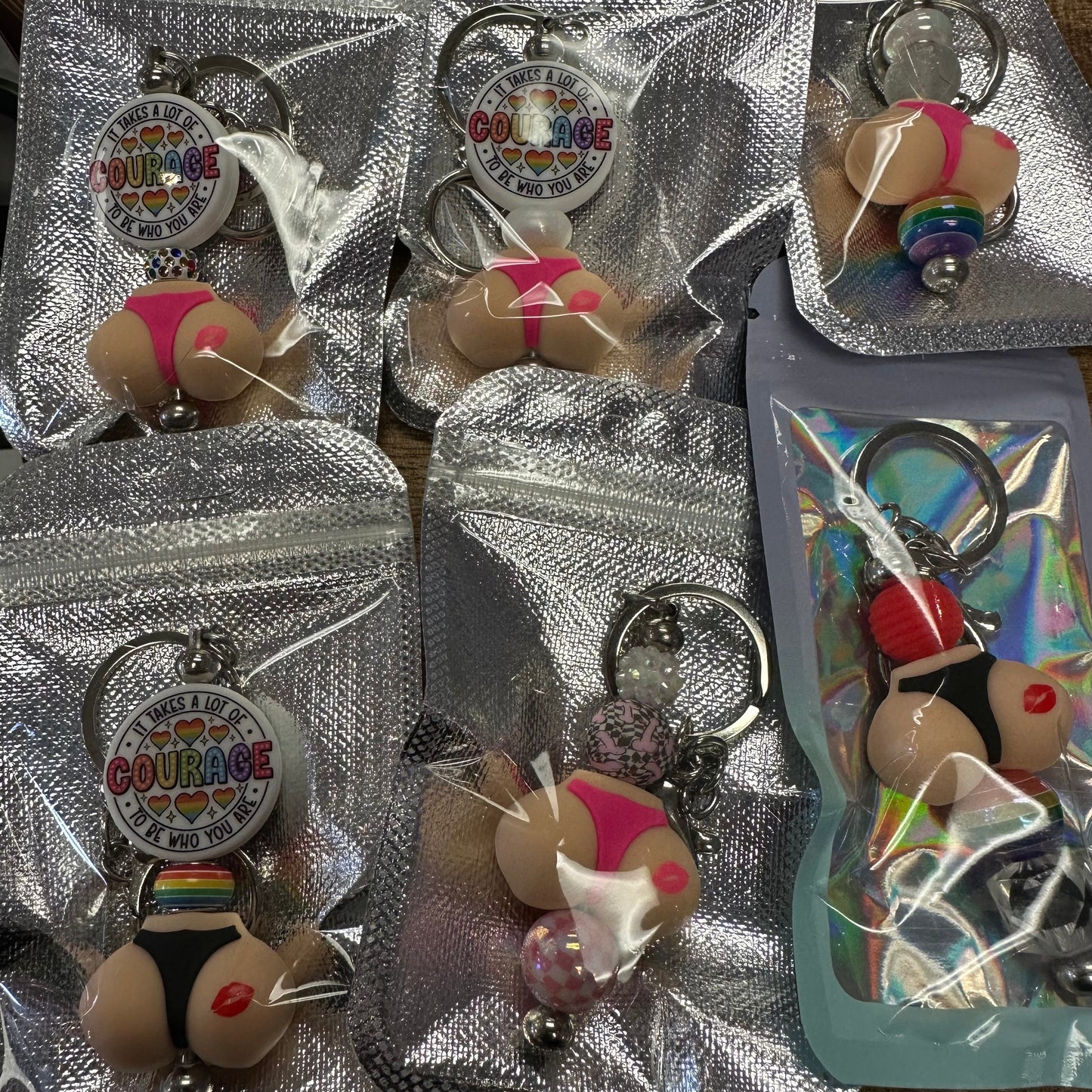 Pride - Mystery Booty keychain