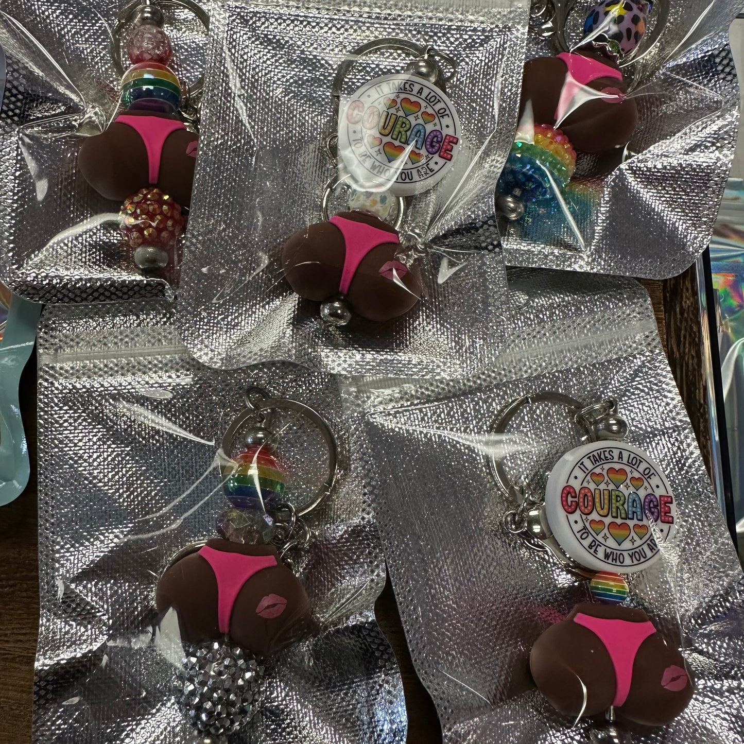 Pride - Mystery Booty keychain