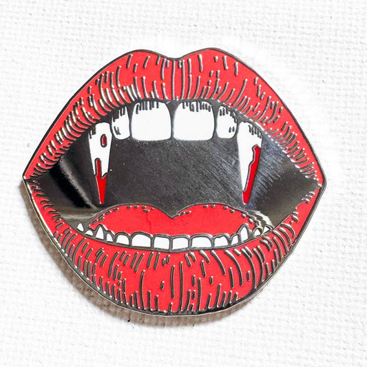 Vampire Teeth Pin