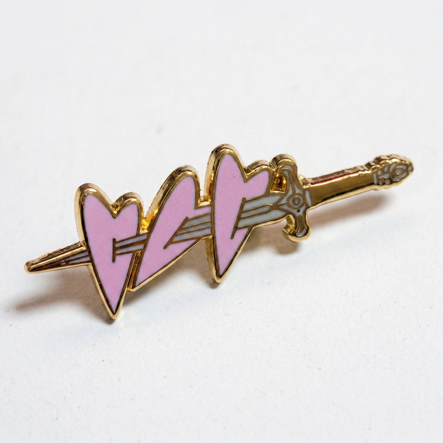 Pierced Hearts Pin