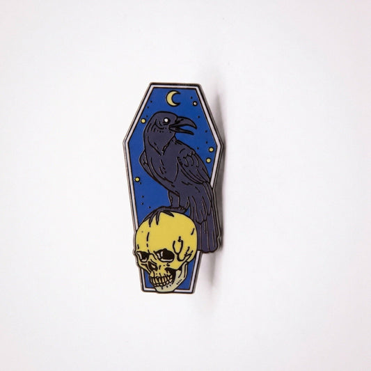 Crow Skull Pin