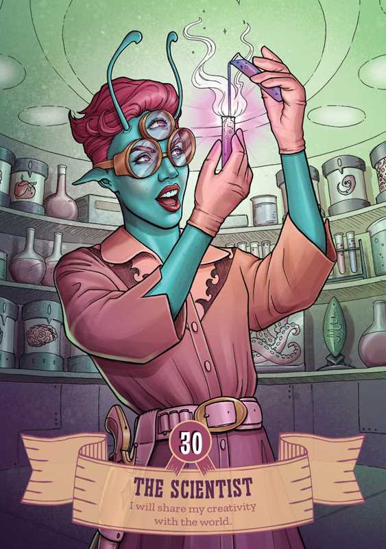 Cowgirls and Aliens Oracle by Ellie  Grant: Flashcards; 120 pages / English