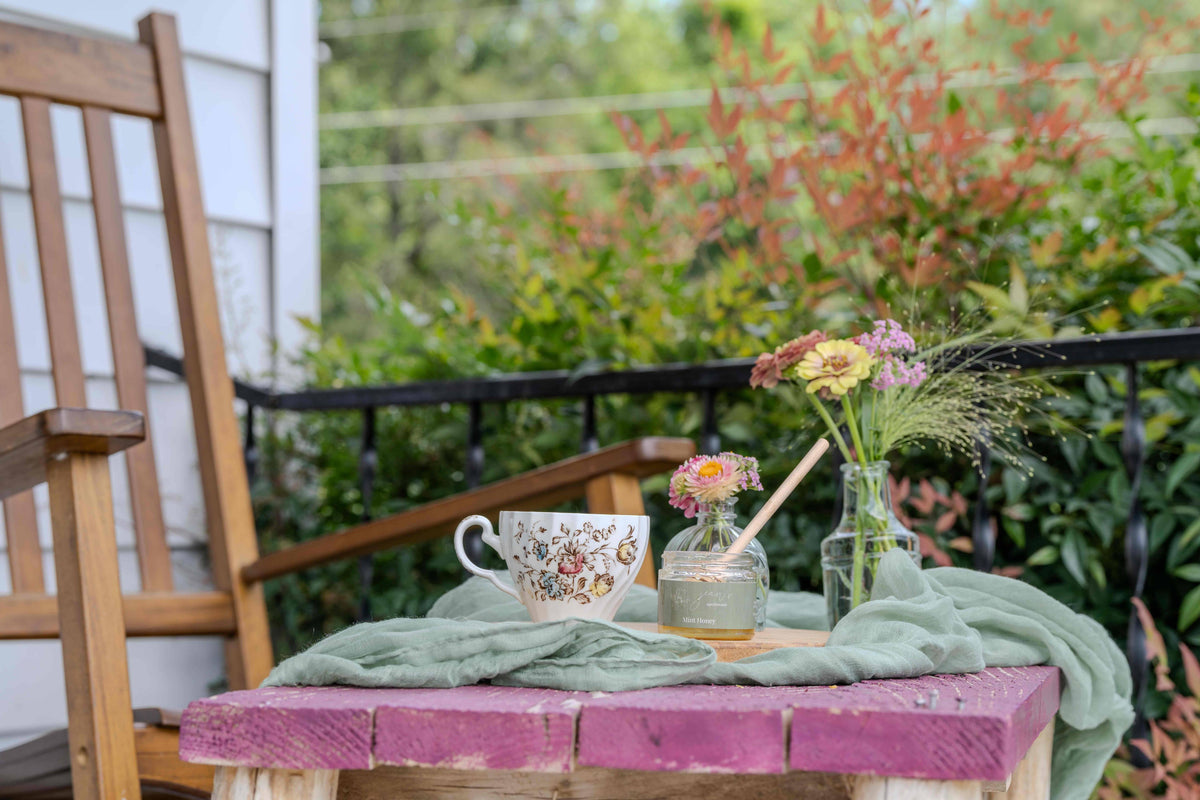 Mint Honey | Tea, Coffee, Charcuterie | Virginia Honey