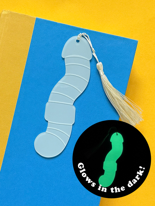 Glow Worm Cockmark Bookmark
